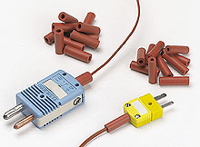 SMP-SC, SMPW-CC, SWCL, MSRT, PCLM, SMACL, RMACL, MACL, RB-SMP, MRB,MRBS and BB-SMP:Accessories: for Miniature Size Flat Pin Thermocouple Connectors, Wire Cable Clamps, Strain Relief, Grommets, Brass Crimps