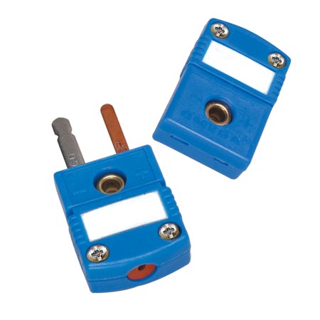 SMPW and HMPW : Miniature Thermocouple Connectors Flat Pin with Write-on Window, Standard and Extended Temperature Range
